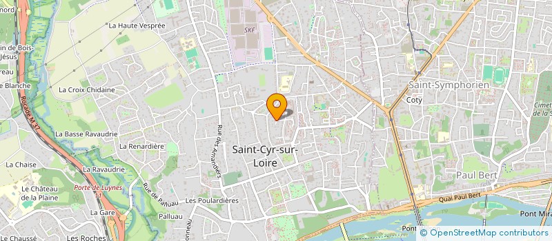localisation de l'entreprise GUILLOU MPYR  SAINT-CYR-SUR-LOIRE