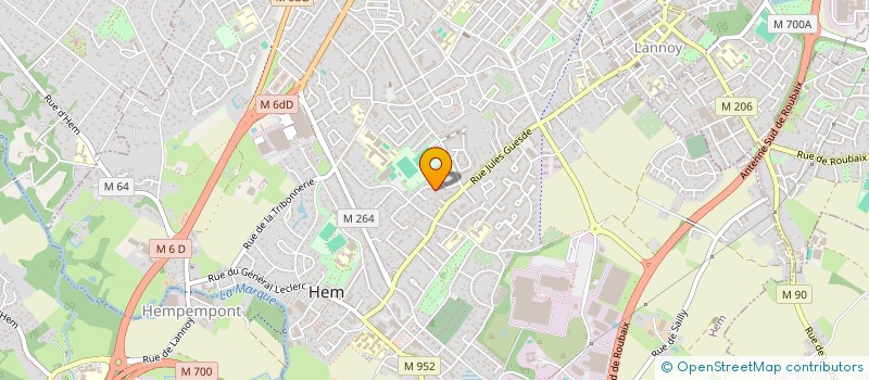 localisation de l'entreprise GUILLOU ROUGES BARRES EN ABREGE G R B  HEM