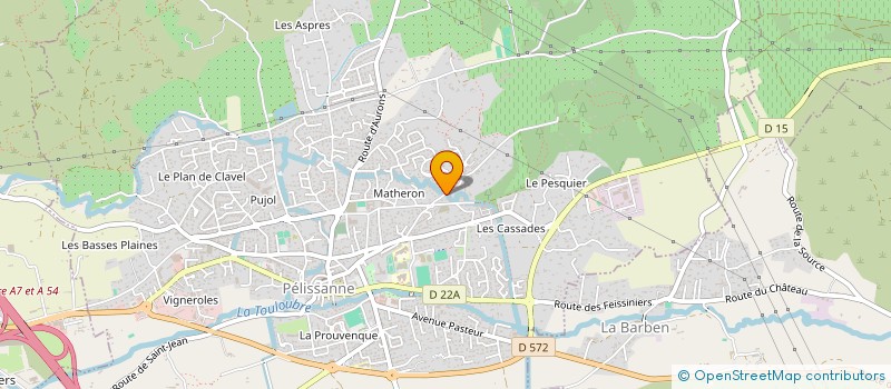 localisation de l'entreprise GUILLOUREMIGY  PELISSANNE