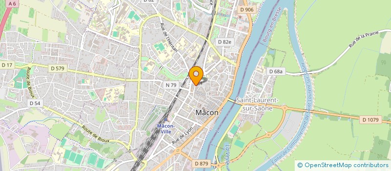 localisation de l'entreprise GUILLOUX  DIJON