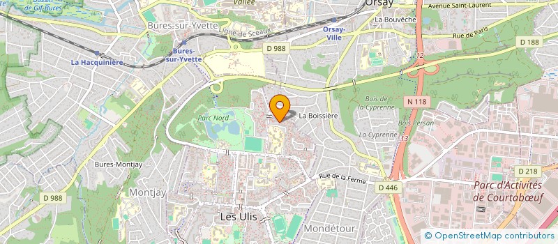 localisation de l'entreprise GUILLOUX GILLES  LES ULIS