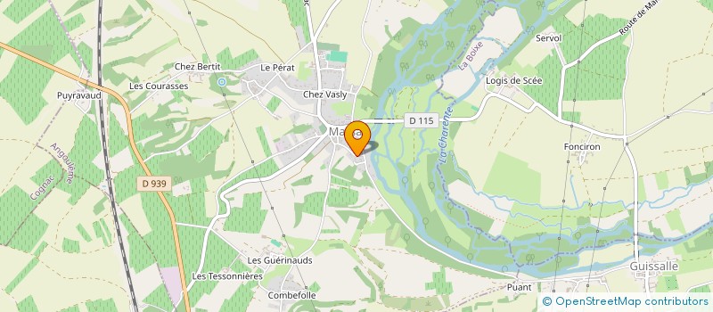 localisation de l'entreprise GUILMOR à MARSAC