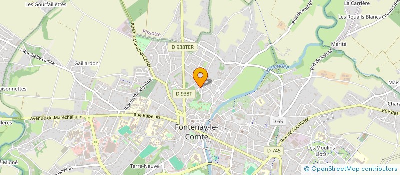 localisation de l'entreprise GUILOCO  FONTENAY-LE-COMTE