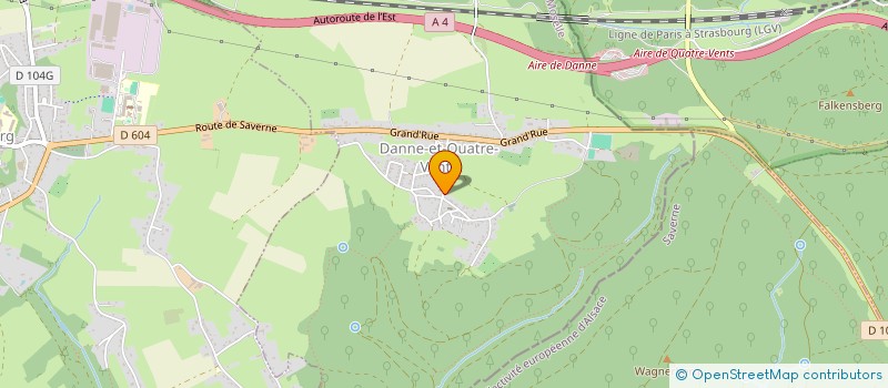 localisation de l'entreprise GUILOO  DANNE-ET-QUATRE-VENTS