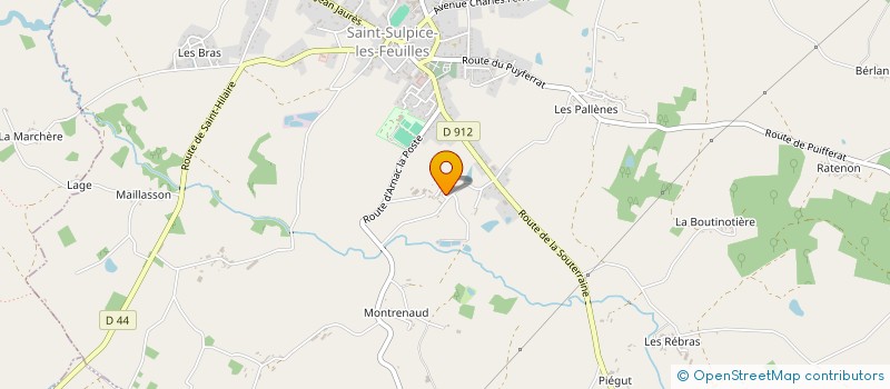 localisation de l'entreprise GUILOU  SAINT-SULPICE-LES-FEUILLES