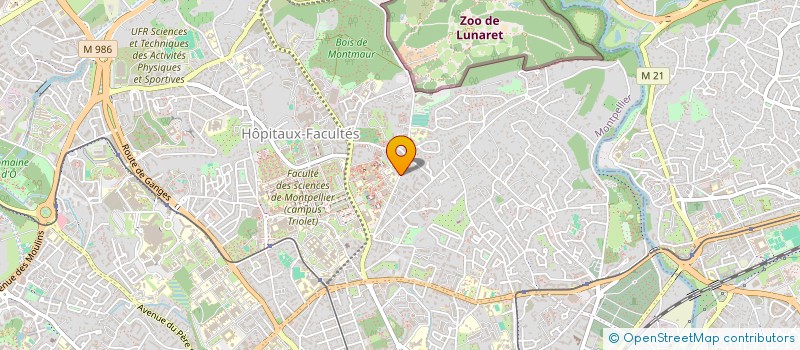 localisation de l'entreprise GUILROC à MONTPELLIER