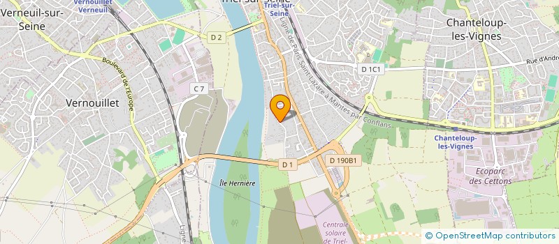 localisation de l'entreprise GUILTY MACHINE à TRIEL-SUR-SEINE