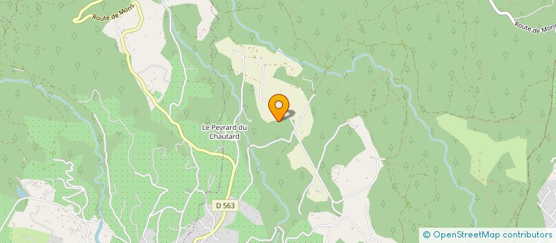 localisation de l'entreprise GUILVARD  TOURRETTES