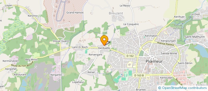 localisation de l'entreprise GUILY à PLOEMEUR