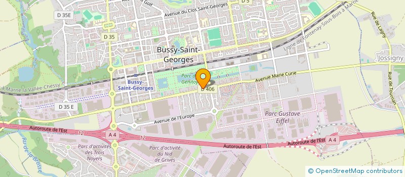 localisation de l'entreprise GUIMA AUTO  BUSSY-SAINT-GEORGES