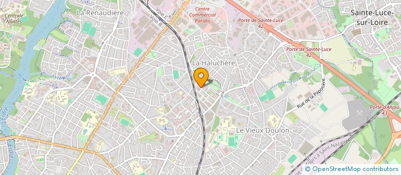 localisation de l'entreprise GUIMA SPORT à NANTES