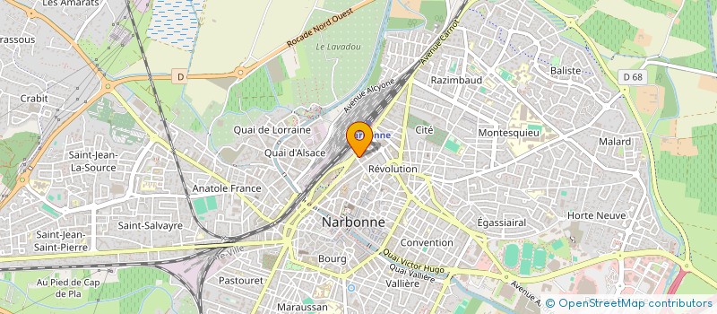 localisation de l'entreprise GUIMACHAR  NARBONNE