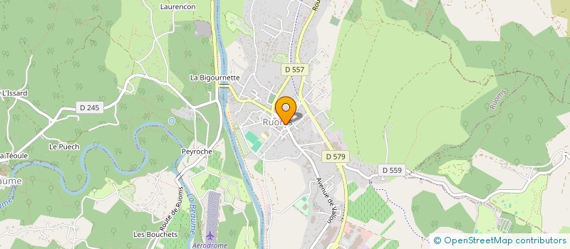 localisation de l'entreprise GUIMANE 07 à RUOMS