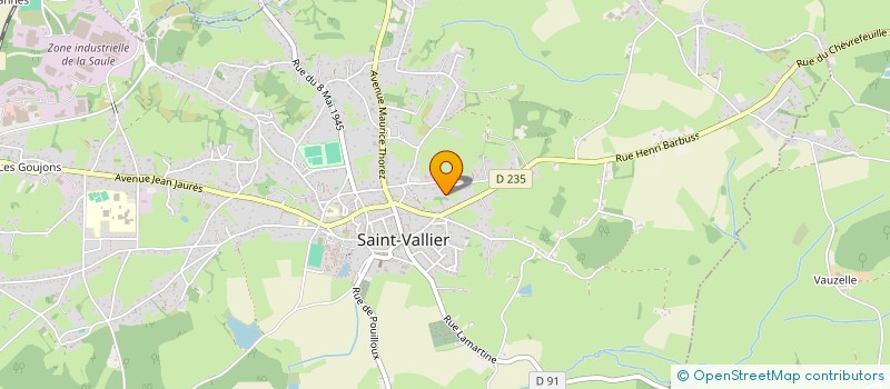 localisation de l'entreprise GUIMAR à SAINT-VALLIER