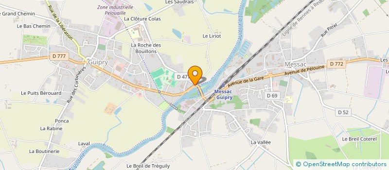 localisation de l'entreprise GUIMARC'H  GUIPRY-MESSAC