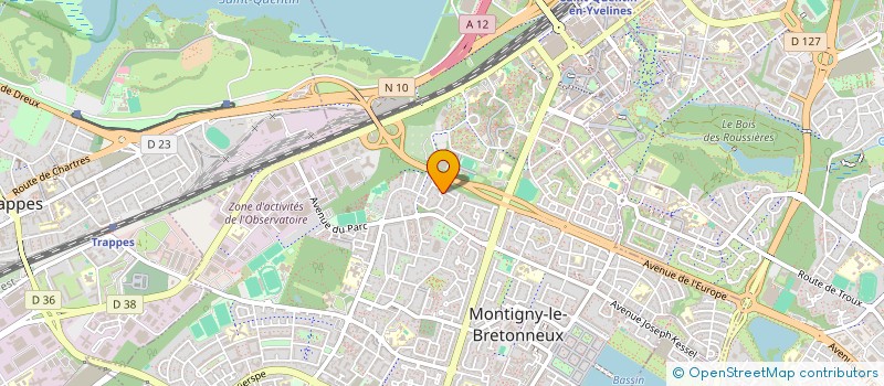 localisation de l'entreprise GUIMARD  MONTIGNY-LE-BRETONNEUX