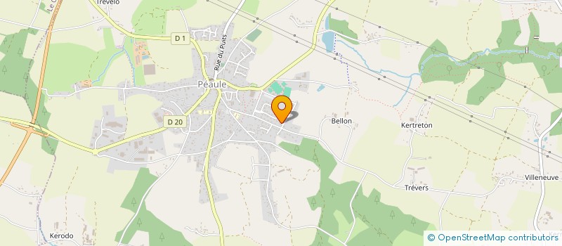 localisation de l'entreprise GUIMARIE  PEAULE