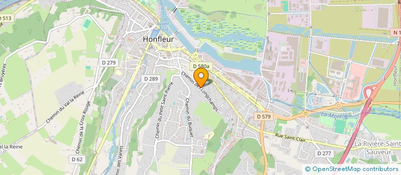 localisation de l'entreprise GUIMAT  HONFLEUR