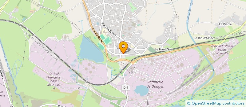 localisation de l'entreprise GUIMAT  DONGES