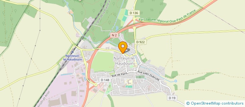 localisation de l'entreprise GUIMAT  NANTEUIL-LE-HAUDOUIN