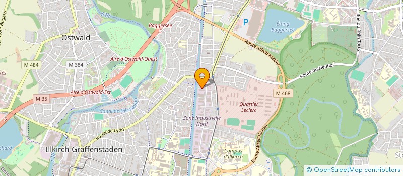 localisation de l'entreprise GUIMATHISA  ILLKIRCH-GRAFFENSTADEN