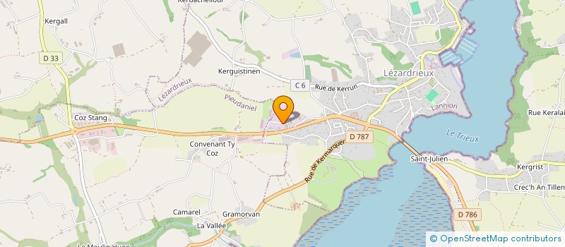 localisation de l'entreprise GUIMATI  LEZARDRIEUX