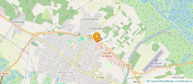 localisation de l'entreprise GUIMAU  MARENNES-HIERS-BROUAGE