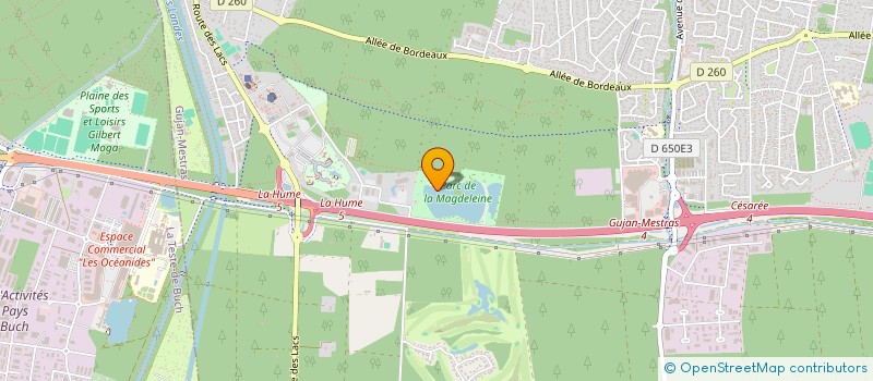 localisation de l'entreprise GUIMAUBILIER  LE TEICH