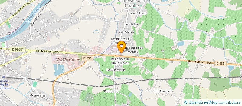 localisation de l'entreprise GUIMBEAUD à SAINT-AVIT-SAINT-NAZAIRE