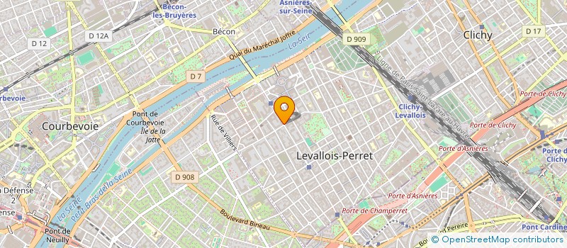 localisation de l'entreprise GUIME CONSEIL à LEVALLOIS-PERRET