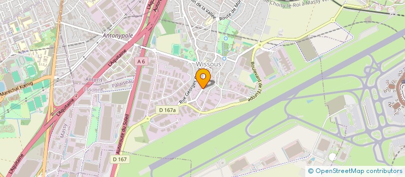 localisation de l'entreprise GUIMECAM à WISSOUS