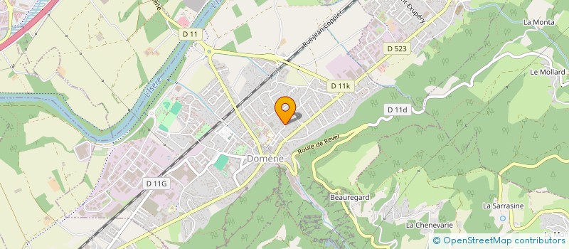 localisation de l'entreprise GUIMET POMPES SERVICES  DOMENE