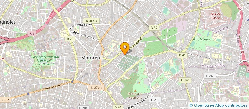 localisation de l'entreprise GUIMEXPRESS à NEUILLY-SUR-MARNE