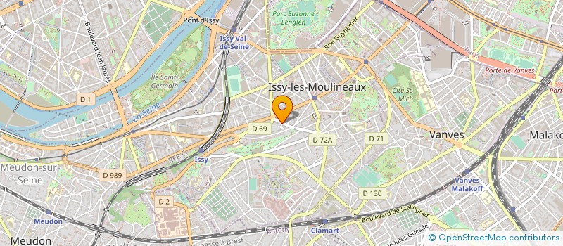 localisation de l'entreprise GUIMIE à ISSY-LES-MOULINEAUX