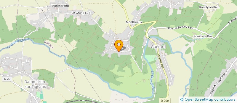 localisation de l'entreprise GUIMMO  GUERARD