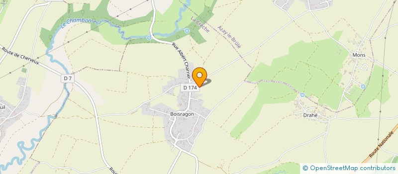 localisation de l'entreprise GUIMO  LA CRECHE