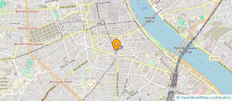 localisation de l'entreprise GUIMORIT  BORDEAUX