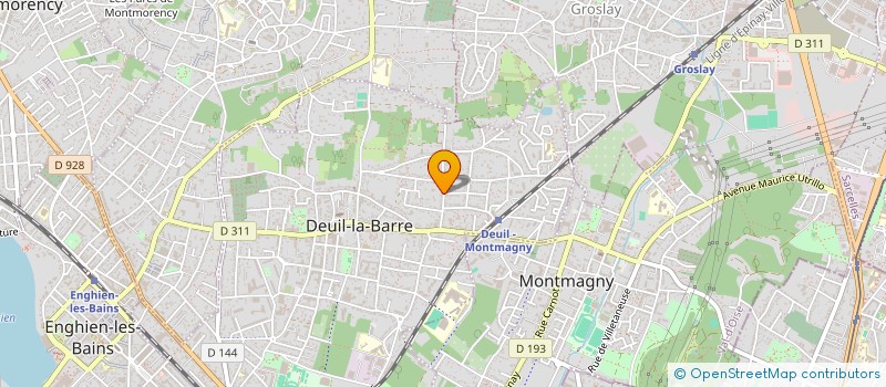 localisation de l'entreprise GUIMOUN  DEUIL-LA-BARRE