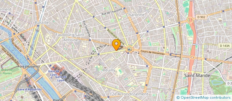 localisation de l'entreprise GUIN F BAT  PARIS