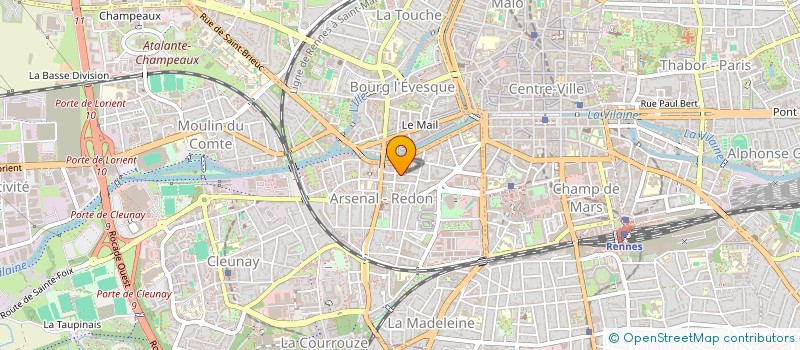 localisation de l'entreprise GUINAIS SA à RENNES