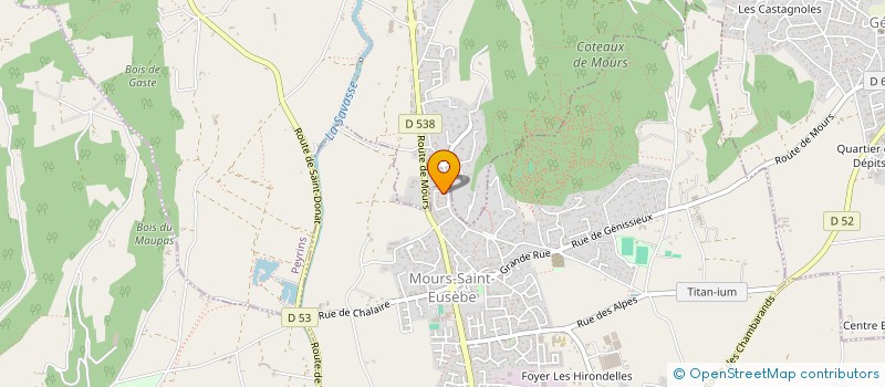 localisation de l'entreprise GUINARD  MOURS-SAINT-EUSEBE