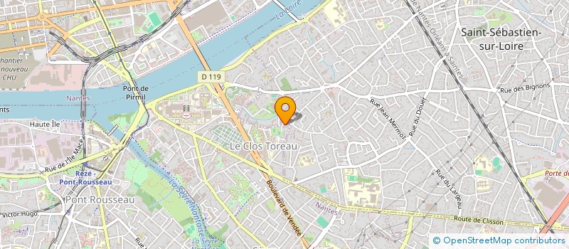 localisation de l'entreprise GUINARD ARNAUD CONSEIL  SAINT-SEBASTIEN-SUR-LOIRE