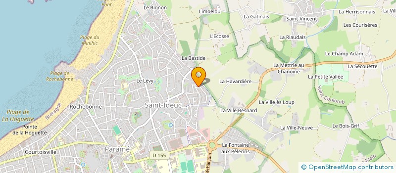localisation de l'entreprise GUINARD BENJAMIN à SAINT-MALO