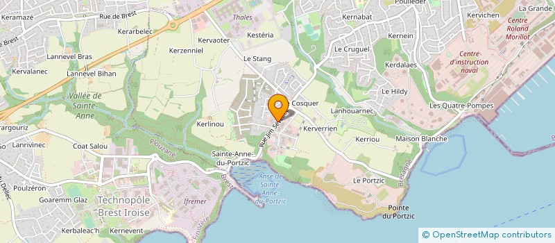 localisation de l'entreprise GUINARD ENERGIES NOUVELLES à BREST