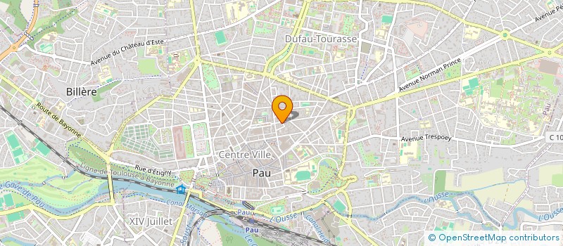localisation de l'entreprise GUINARD FONTESPIS LOSTE à PAU