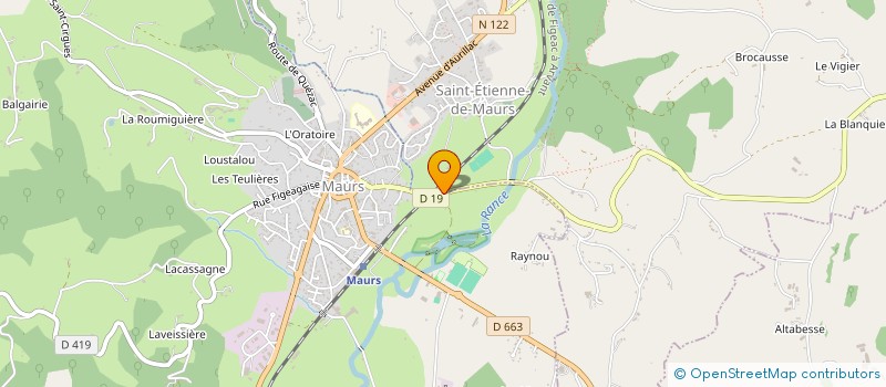 localisation de l'entreprise GUINAS à MAURS