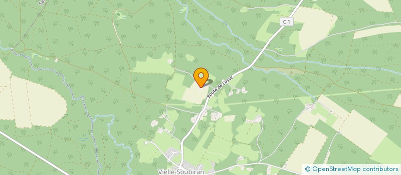 localisation de l'entreprise GUINATH INVESTISSEMENTS  VIELLE-SOUBIRAN
