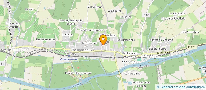 localisation de l'entreprise GUINAULT IMMO  CHISSEAUX