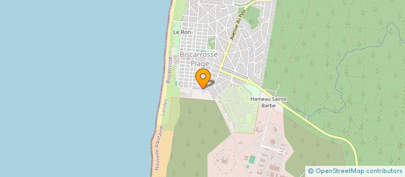 localisation de l'entreprise GUINDOULE  BISCARROSSE