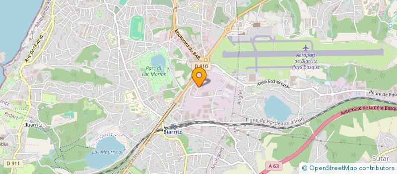 localisation de l'entreprise GUINE à BIARRITZ